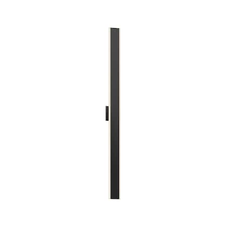 Dals Gemini 48 Inch CCT Rectangular Outdoor LED Wall Sconce, Black SWS48-CC-BK